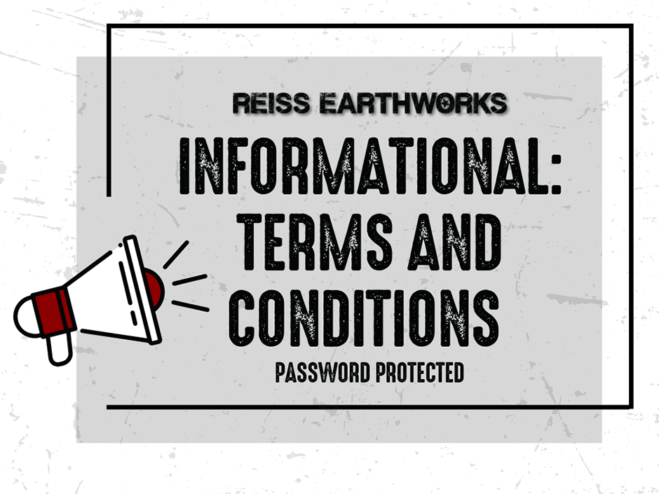 Protected: Reiss Earthworks Terms and Conditions
